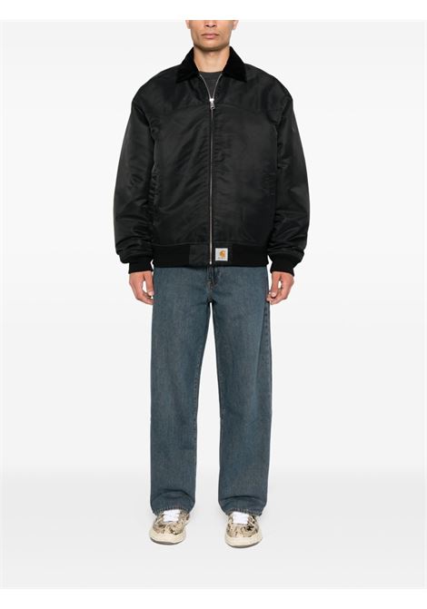 giacca santa fe alumni uomo nera CARHARTT WIP | I03514731Y.XX